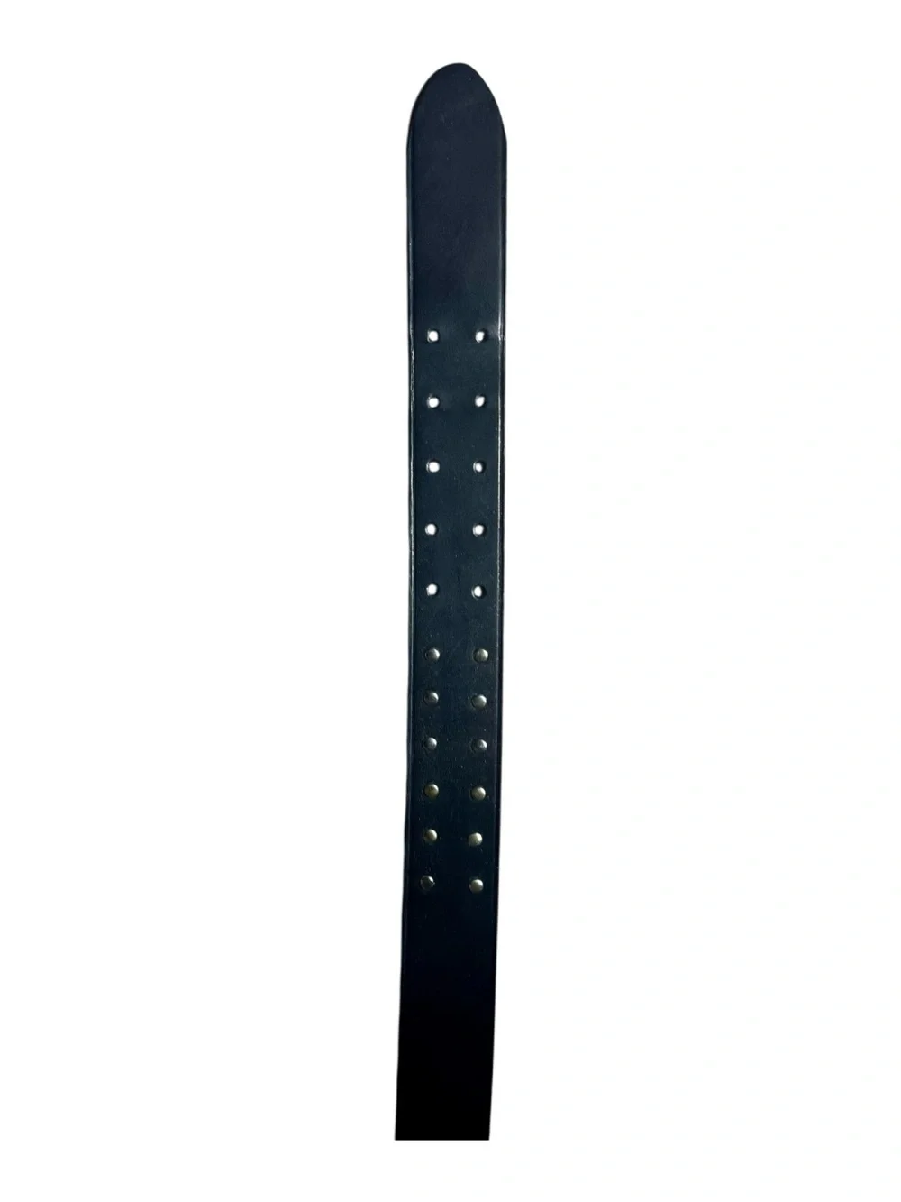 Vintage The Ritz Accessories Collection Women’s Black Leather Belt – Mixed Metal